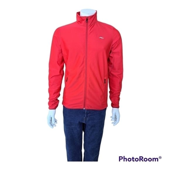 Kjus EU50 sweater athletic full zip design switzerland red Small … - Picture 2 of 13